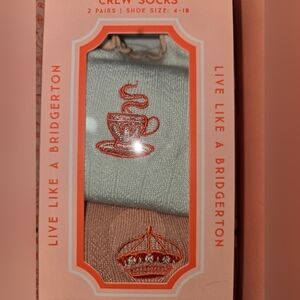 Bridgerton Crew Socks From the Netflix series